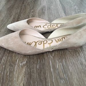 Sam Edelman 6.5 Rodney d’orsay tan suede flat